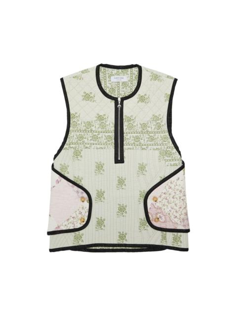 Marine Serre Marine Serre Boutis Armor Vest 'White/Green'