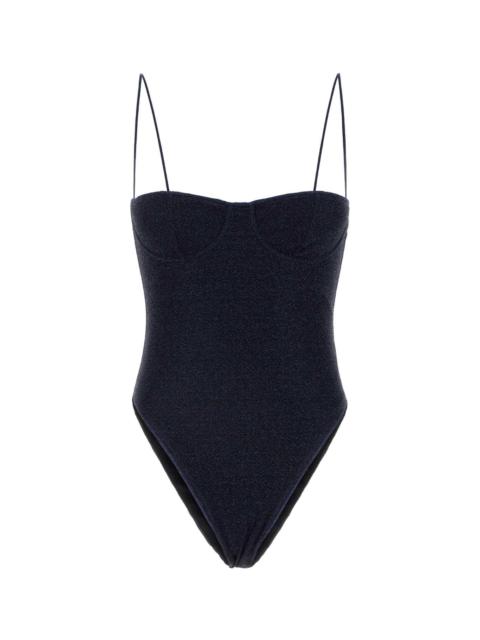 Oséree Midnight Blue Nylon Blend Swimsuit