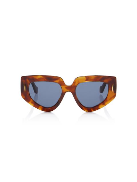 Loewe Anagram D-Frame Acetate Sunglasses brown