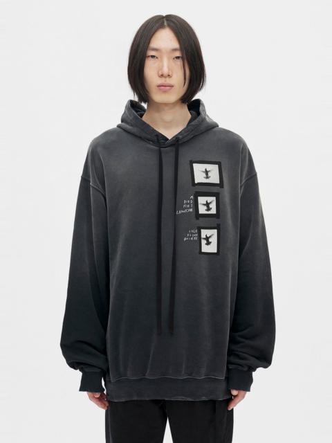 Ann Demeulemeester Ollie ''Doves'' Print Hoodie