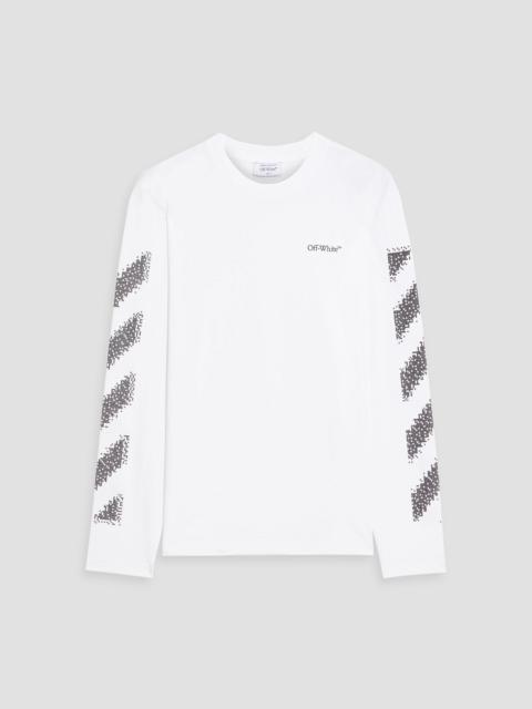 Off-White Printed cotton-jersey T-shirt
