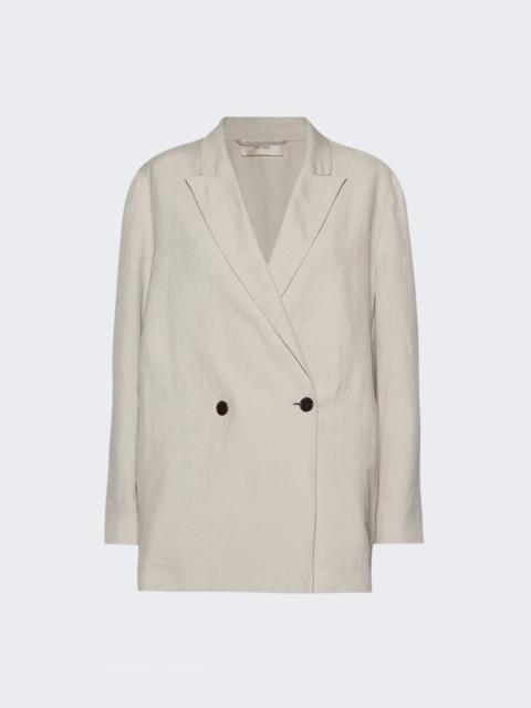 The Row Nat Jacket Pearl Grey
