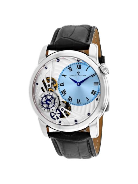 Other Designers Christian Van Sant Sprocket Auto-Quartz Blue Dial Men's Watch CV1543