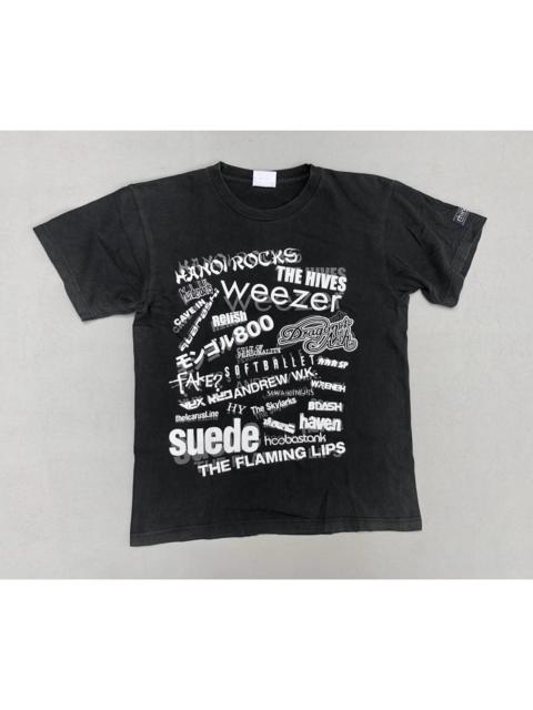 Other Designers Band Tees - Band Lineup Summer Sonic Rock Festival 2000 Tshirt