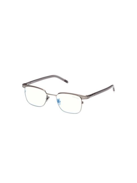 TOM FORD Tom Ford Blue Light Block Square Men's Eyeglasses FT5854-D-B 008 49