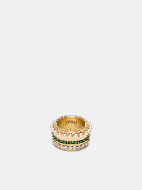 VEERT The Thick Layered Gold Ring