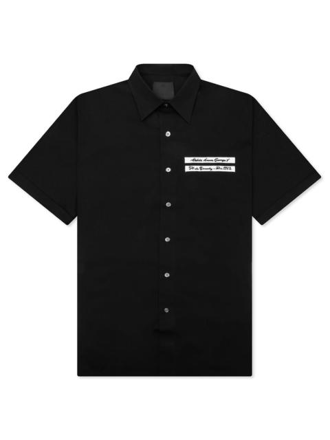 Givenchy GROS GRAIN IN POPLIN SHIRT - BLACK