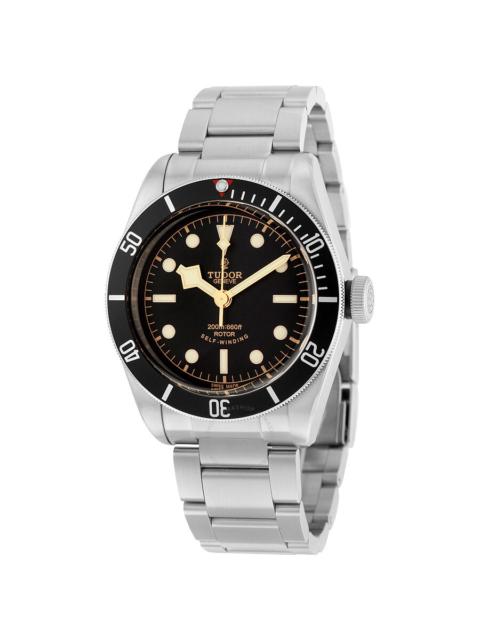 Pre-owned Tudor Heritage Black Bay Black Dial Men's Watch 79220N-SS