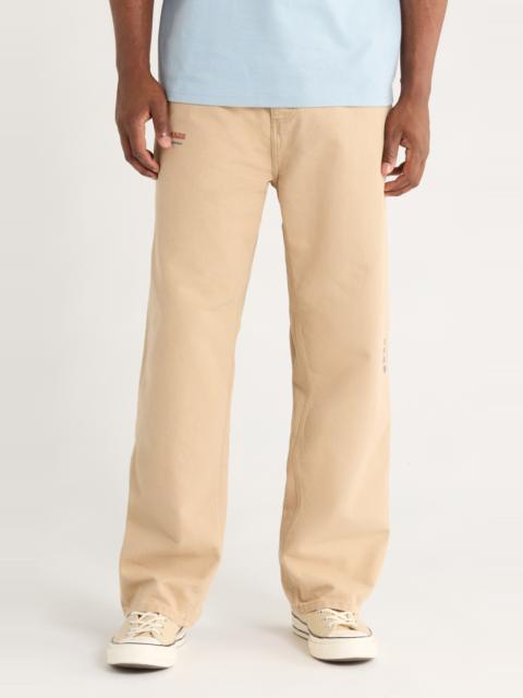Carhartt Carhartt Work In Progress OG Single Knit Loose Organic Cotton Canvas Pants in Dusty H Brown at Nords