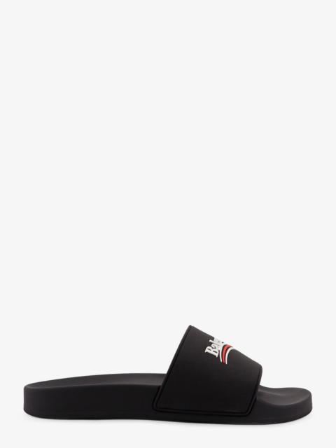 BALENCIAGA Balenciaga Rubber Pool Sandals With Logo On The Front
