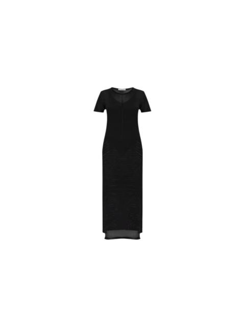 Lemaire COLUMN DRESS WITH SLITS (BLACK)