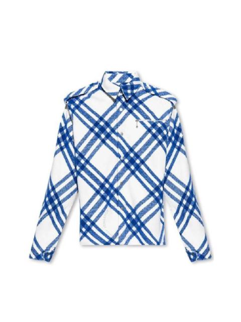 Burberry Burberry Check Pattern Buttoned Up Shirt