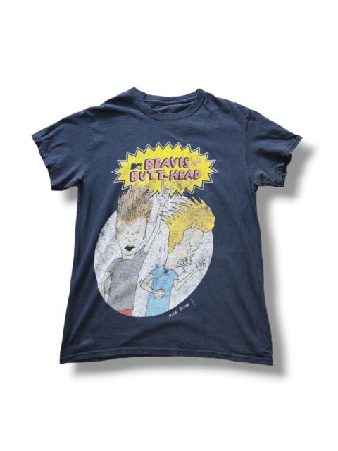 Other Designers MTV Beavis And Butt-Head Distressed Printed TShirt