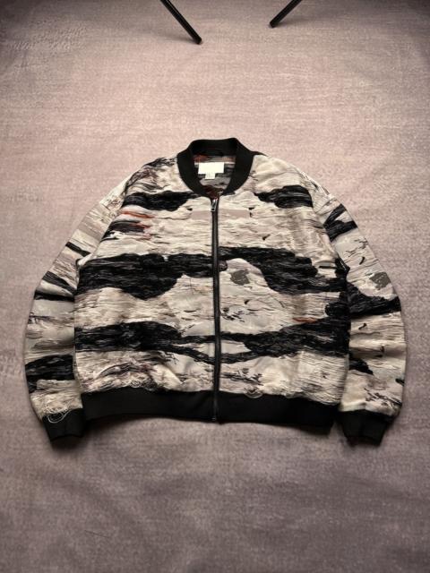 Other Designers Le Grande Bleu (L.G.B.) - Archive LGB IfSixWasNine Style Knit Camo Bomber Jacket