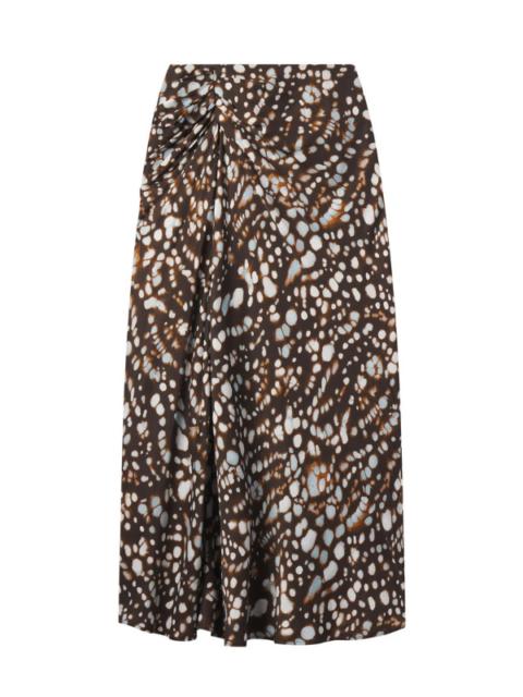 A.L.C. Jean Skirt in Ganache Multi