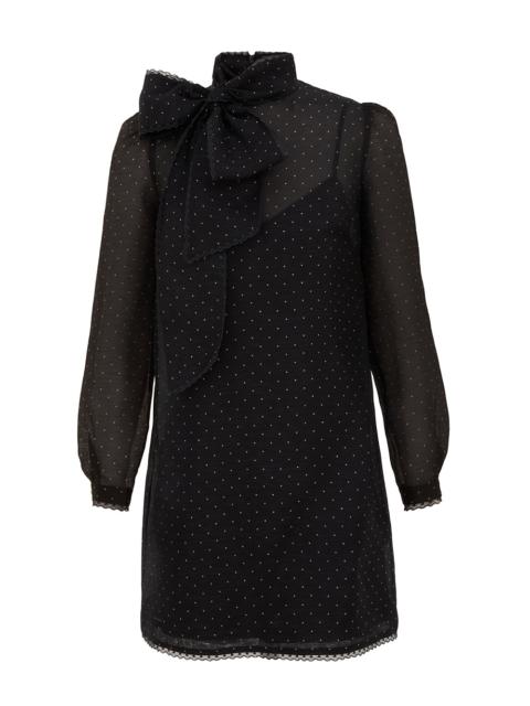 Zimmermann DREAM PUSSYBOW MINI DRESS