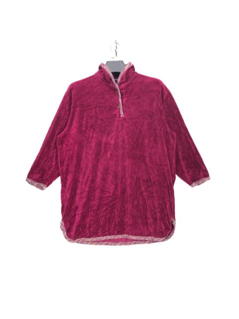 Vintage - Missoni Intimo Quarter Sleeve Pink Velvet Sweater #2826-109