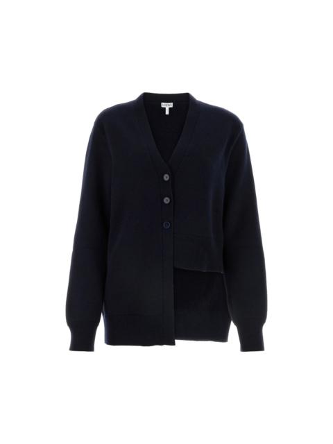 Loewe LOEWE Midnight Blue Cashmere Cardigan New & Authentic (Women