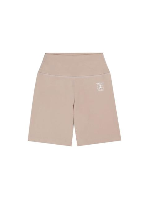 Sporty & Rich STAY ACTIVE BIKER SHORT (ELEPHANT/WHITE)
