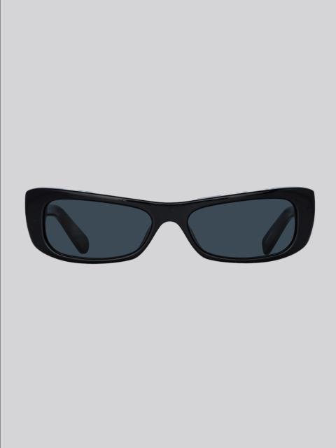 JACQUEMUS Capri Rectangular Sunglasses in Black