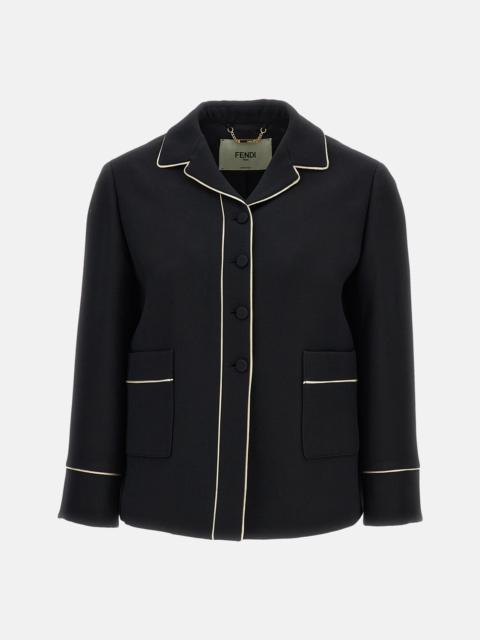 FENDI Fendi Women Blouson Wool Silk