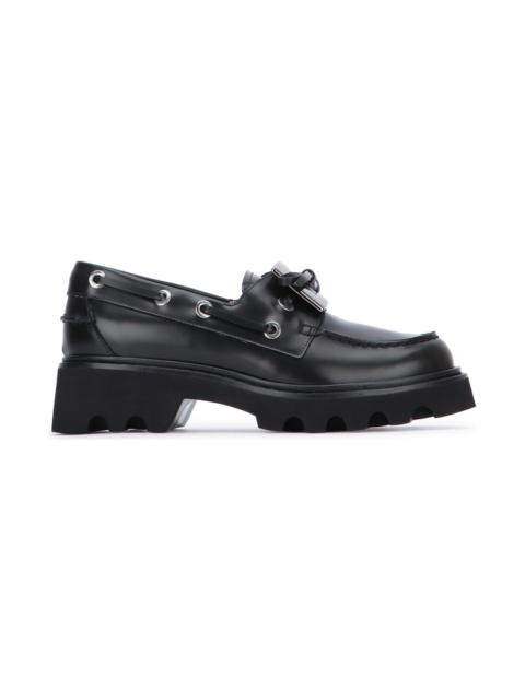 Roger Vivier Viv Rangers Metal Boat Loafer 20