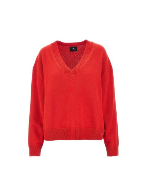 ANINE BING Anine Bing Lee Cashmere Sweater Red