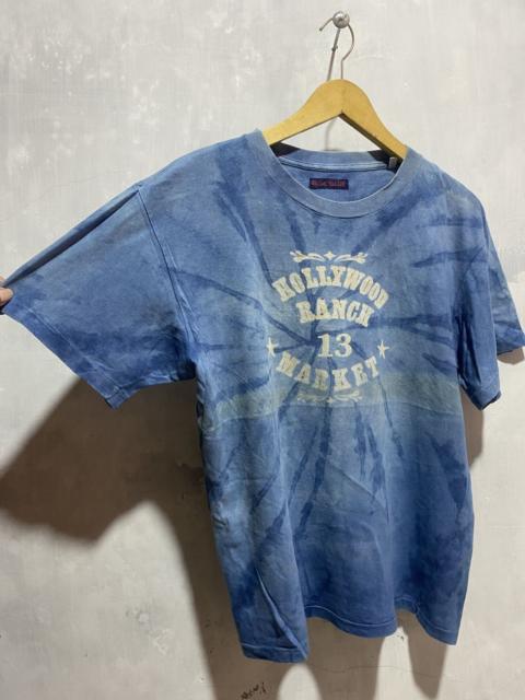 Blue Blue Japan vtg hollywood ranch market 13 blue blue japan dyed tshirt