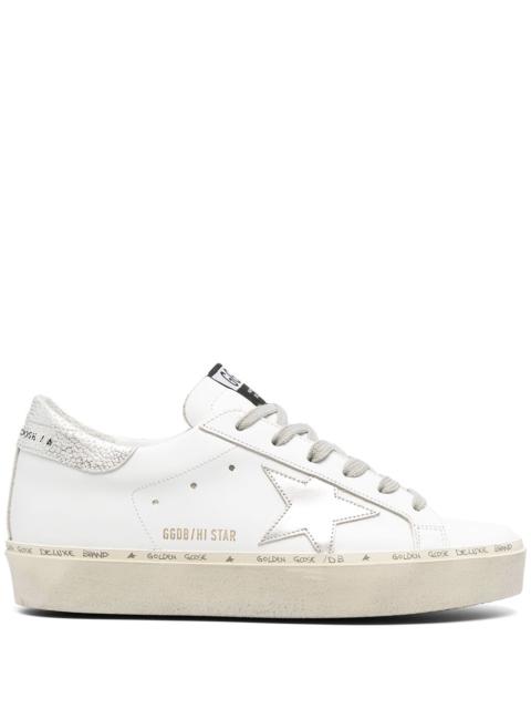Golden Goose Golden Goose Women Hi Star Leather Sneakers