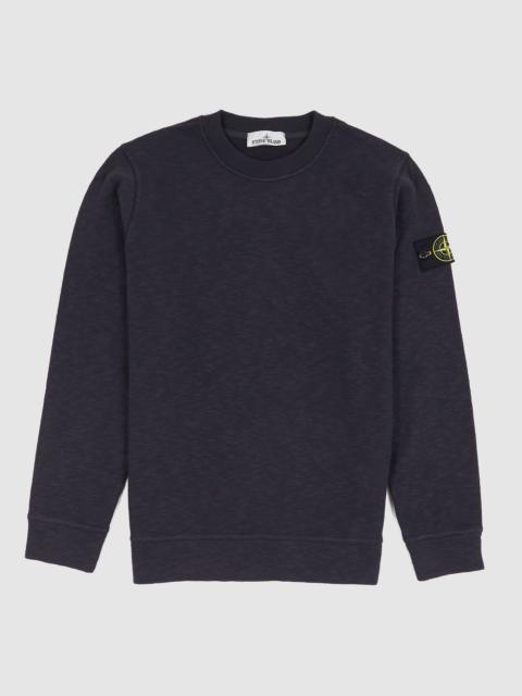 Stone Island Stone Island Slub- Cotton Crew Neck Sweatshirt