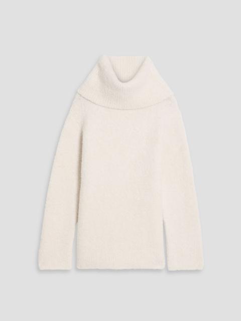 Other Designers Bouclé-knit turtleneck sweater