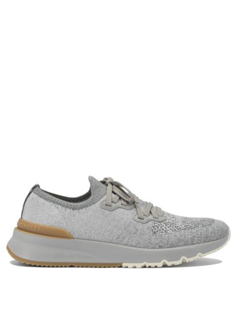 Brunello Cucinelli Brunello Cucinelli Cotton Knit Sneakers