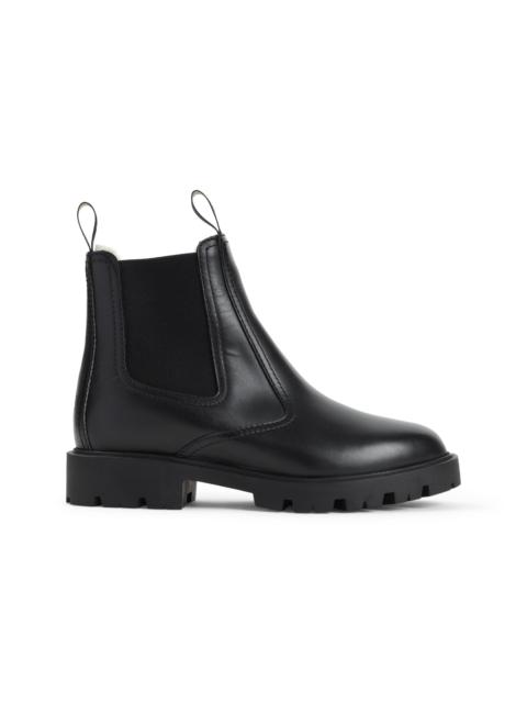 Celine Shearling 35 Chelsea Boots Women
