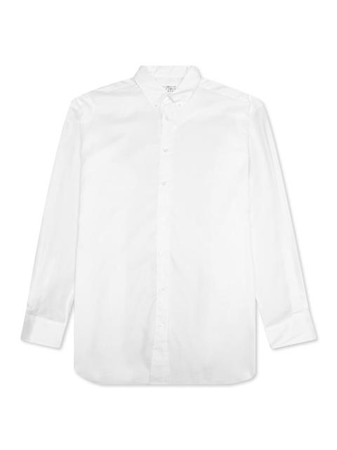 Maison Margiela MAISON MARGIELA LONG COTTON SHIRT - WHITE