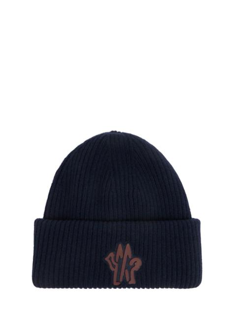 Monogram virgin wool beanie