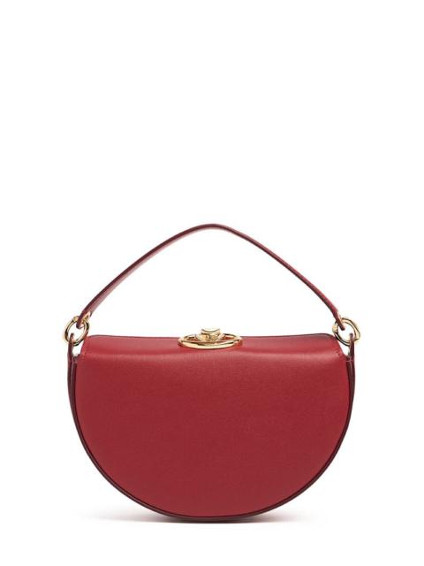 Mini Vlogo Bold leather top handle bag