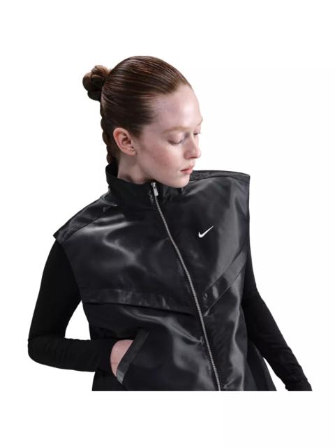 Nike Women's Sportswear Shine Windrunner Vest -Black