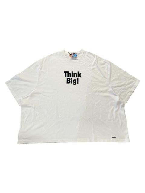 BALENCIAGA Think Big! Tシャツ BALENCIAGA Balenciaga black tape letter logo print round neck long