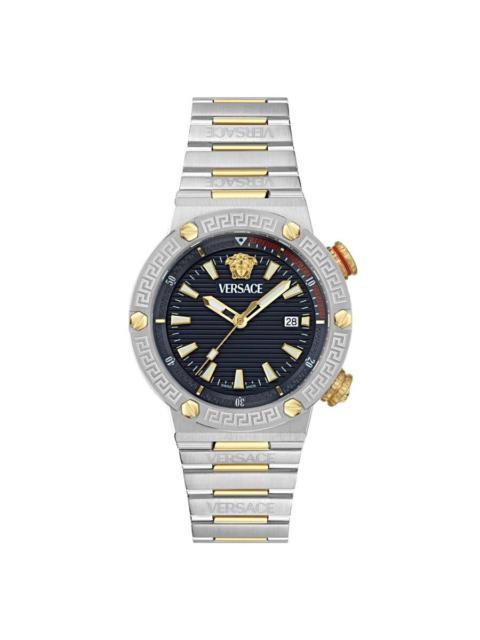VERSACE Versace Greca Logo Quartz Blue Dial Men's Watch VE8G00424