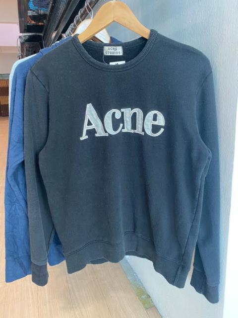 Acne Studios Acne studio sweatshirt big logo
