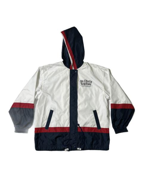 Other Designers Japanese Brand - St christopher windbreaker hoodie japan vintage