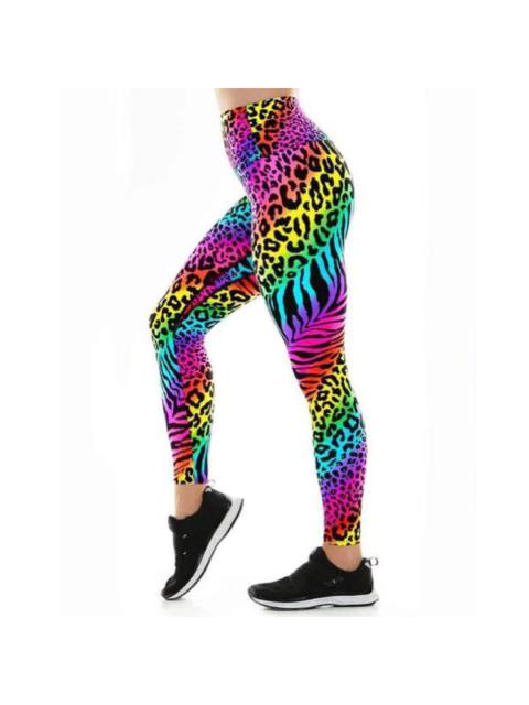 K-DEER Wild + Free RARE Lisa Frank Print 7/8 Sneaker Length Legging