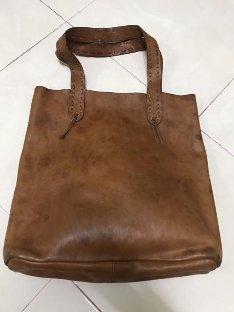 Other Designers Japanese Brand × Massimo Dutti × Vintage - DELETE TODAY!! MASSIMO DUTTI TOTE BAG FULL LEATHER