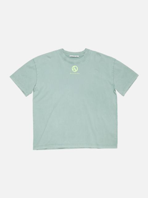 Acne Studios Logo t-shirt - Mint green