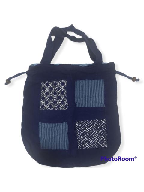 Japanese Brand - Shashiko japanese blue navy bag