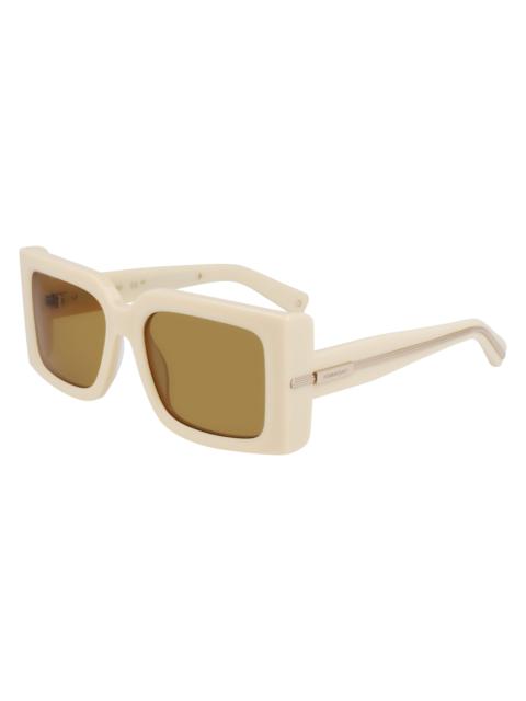 FERRAGAMO Ferragamo Brown Square Ladies Sunglasses SF2032S 255 55