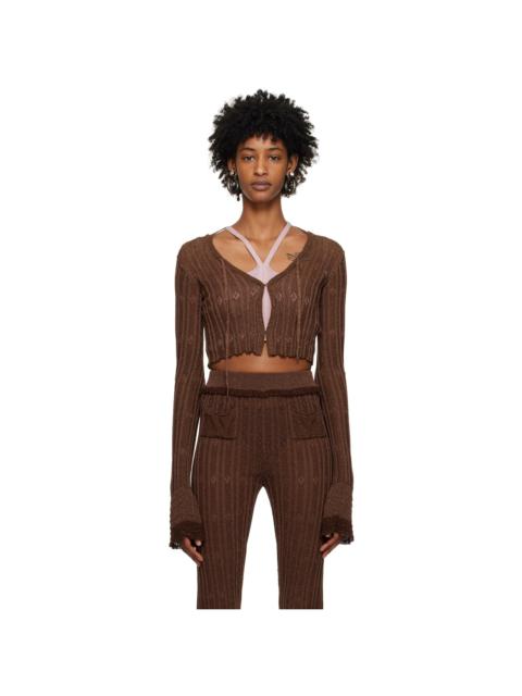 KNWLS Brown Nexx Cardigan