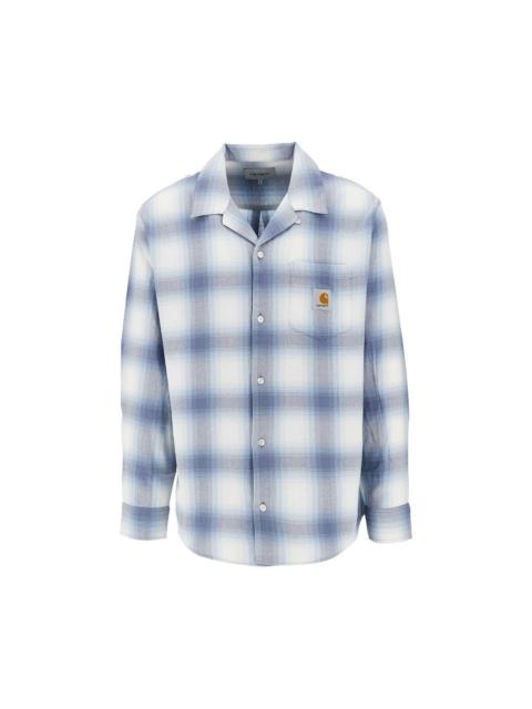 Carhartt WIP Carhartt WIP Tyers Check Cotton Shirt Blue