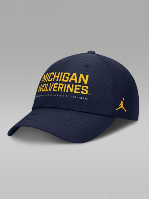Jordan Michigan On-Field Club Gameday Men's Jordan Brand Dri-FIT College Adjustable Hat