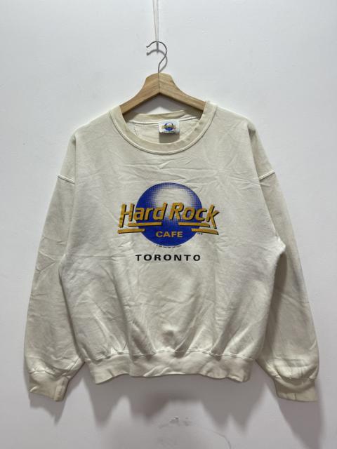 Other Designers Vintage - 1989 VINTAGE HARD ROCK CAFE TORONTO DISTRESSED SWEATSHIRT